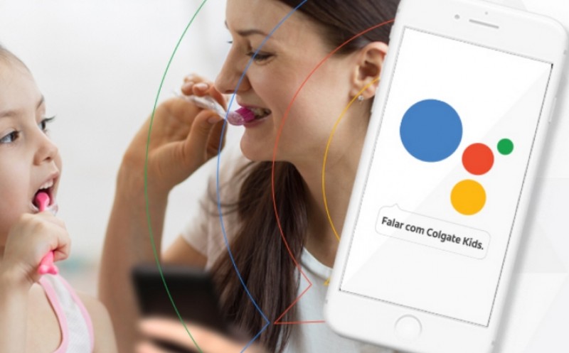 Colgate lança assistente de voz no Google para auxiliar na educação bucal das crianças
