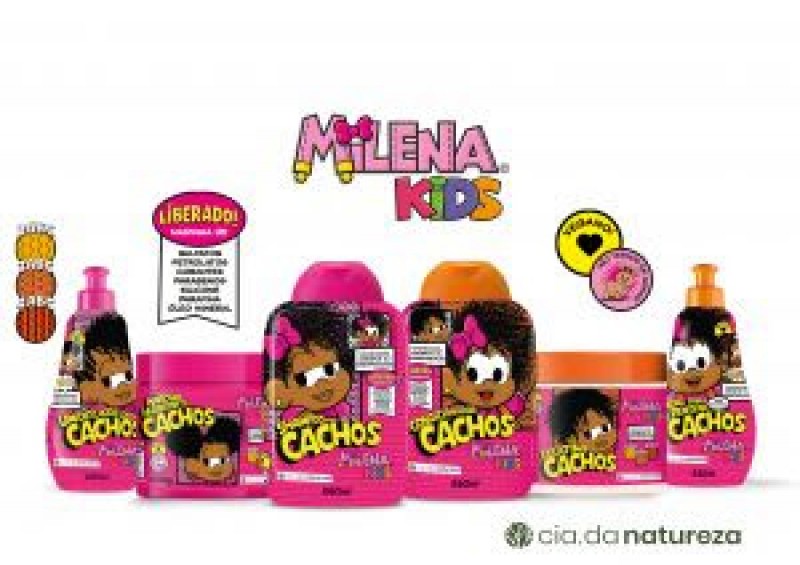 Com embalagens empoderadas, Milena ganha primeira linha de produtos para cabelos crespos e cacheados