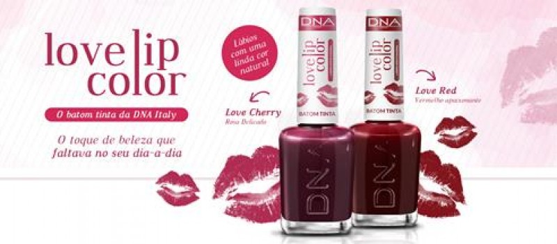DNA Italy entra no mercado de lábios com o lançamento de Love Lip Color Batom Tinta