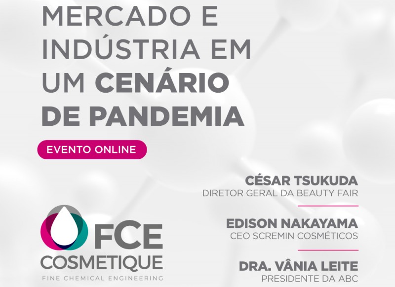FCE Cosmetique promove webinar hoje, (7/4), as 16h