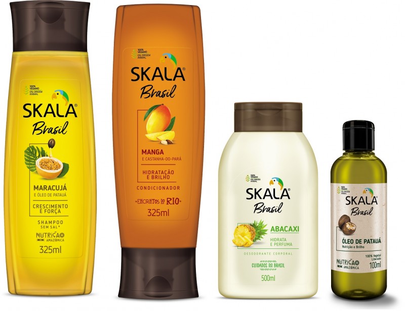 Nova marca Skala Brasil chega ao mercado com linha completa para cabelos