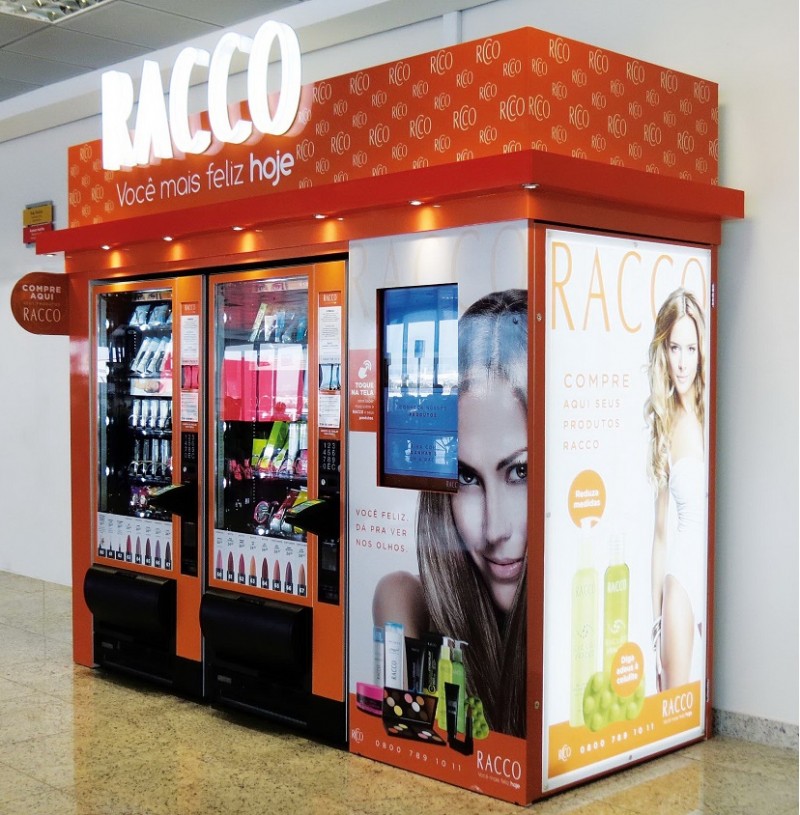 Racco inaugura sua primeira vending machine