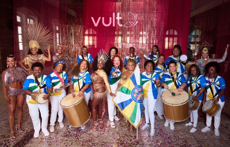 Vult patrocinou a primeira escola de samba feminina do Brasil